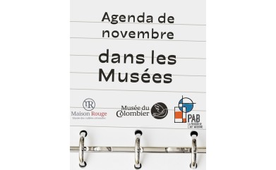 L'agenda de Novembre dans les Musées