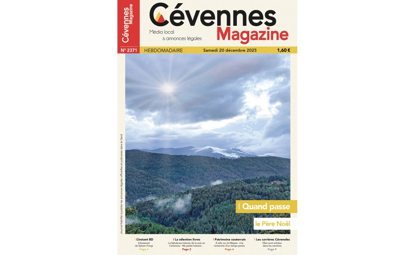SOMMAIRE N° 2371 du samedi 20 décembre 2025