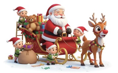 Quand passe le Père Noël… Par Alain Gurly