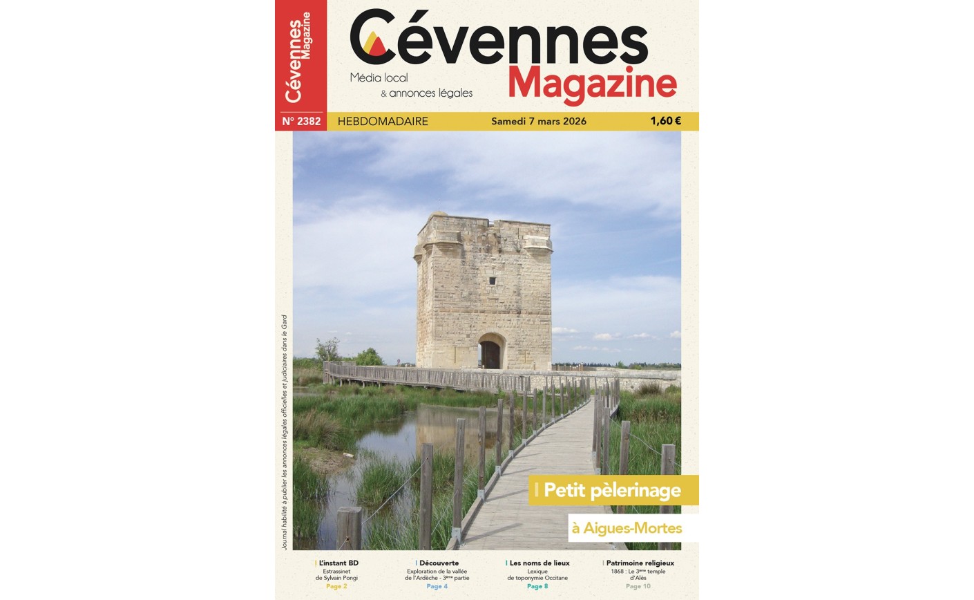 SOMMAIRE N° 2382 du samedi 7 mars 2026