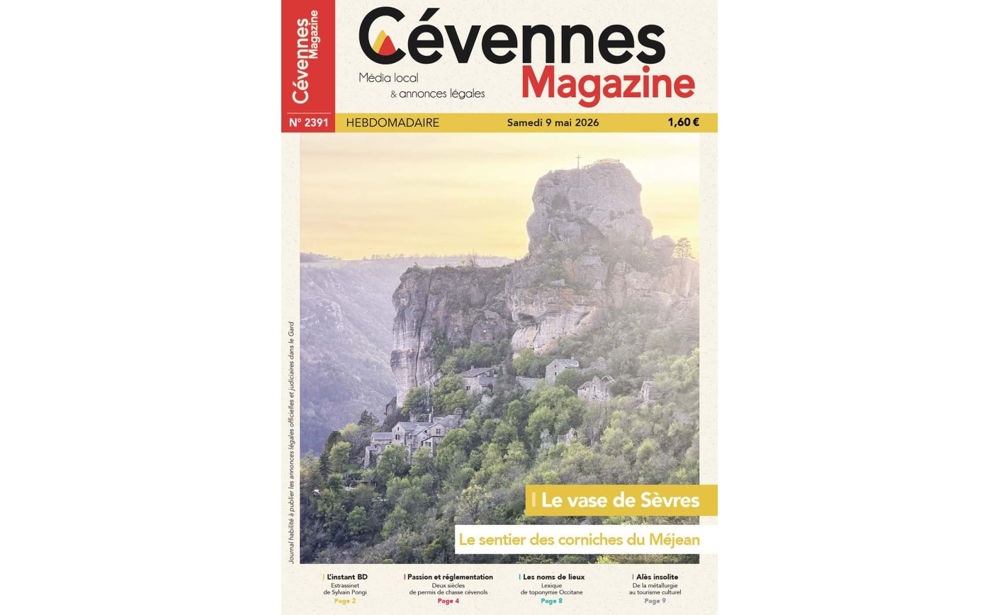 SOMMAIRE N° 2391du samedi 9 mai 2026