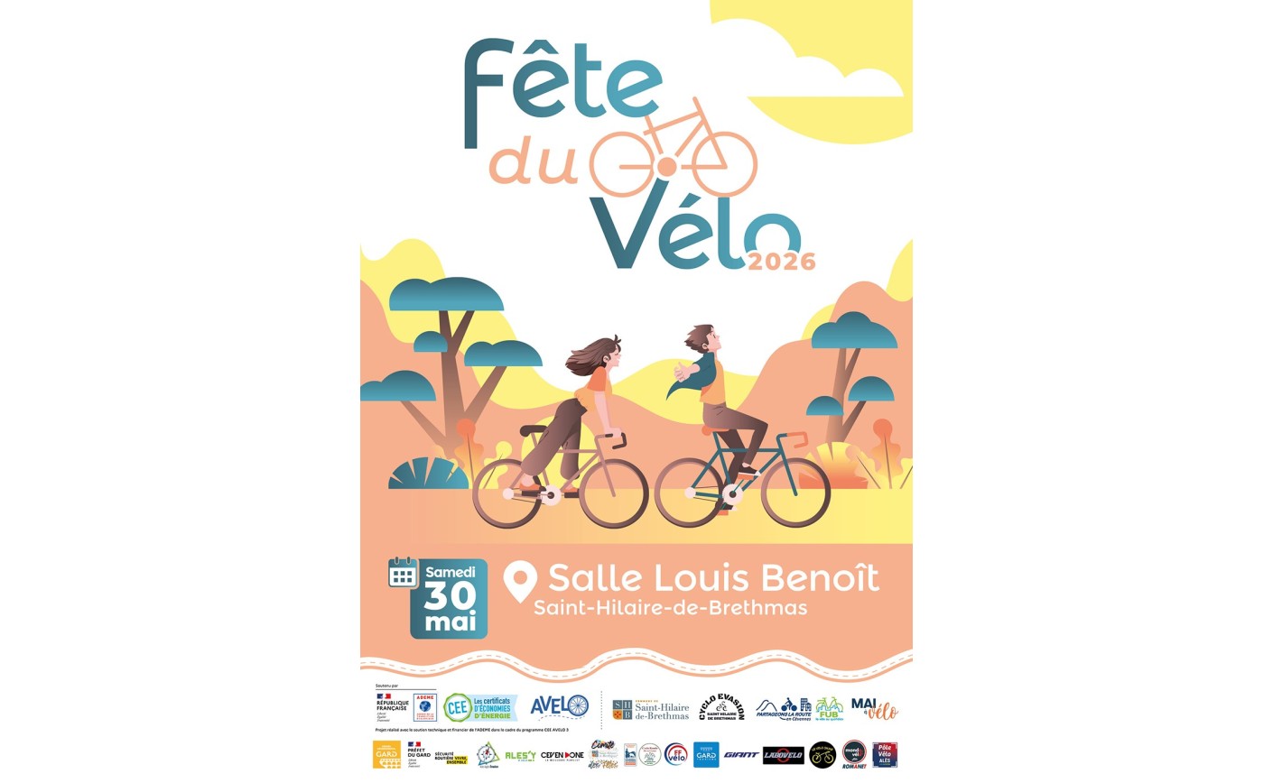 Une première à Saint-Hilaire de Brethmas :  la Fête du Vélo le 30 mai 2026