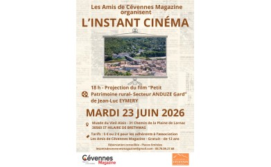 Projection du film "Petit patrimoine rural - Secteur d'Anduze Gard" - Merci 23 juin