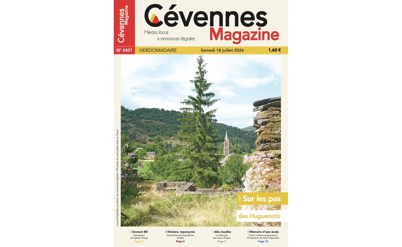 SOMMAIRE N° 2401 du samedi 18 juillet 2026