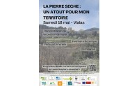 La pierre sèche, un atout pour mon territoire : technique, environnement, biodiversité, patrimoine - Vialas, samedi 18 mai 2024