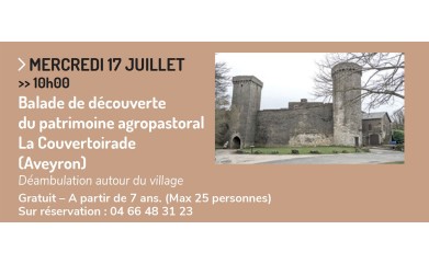 Ballade de découverte du patrimoine agropastoral – La Couvertoirade (Aveyron) – 10h