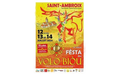 FESTA DAU VOLO BIÒU à Saint-Ambroix les 12,13 & 14 juillet 