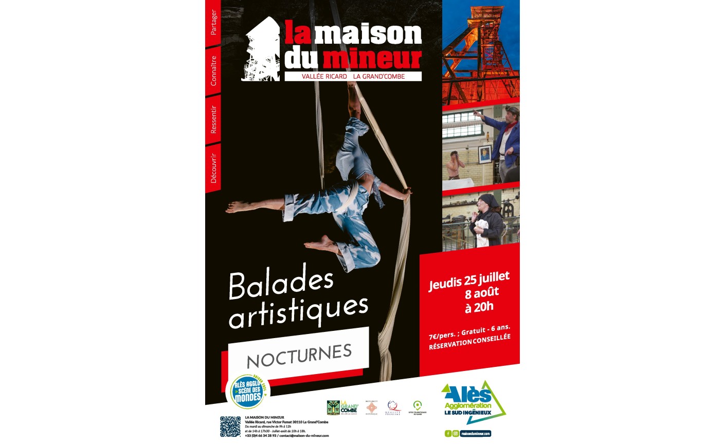 BALADES ARTISTIQUES ET SPECTACLE SON & LUMIÈRE À LA MAISON DU MINEUR