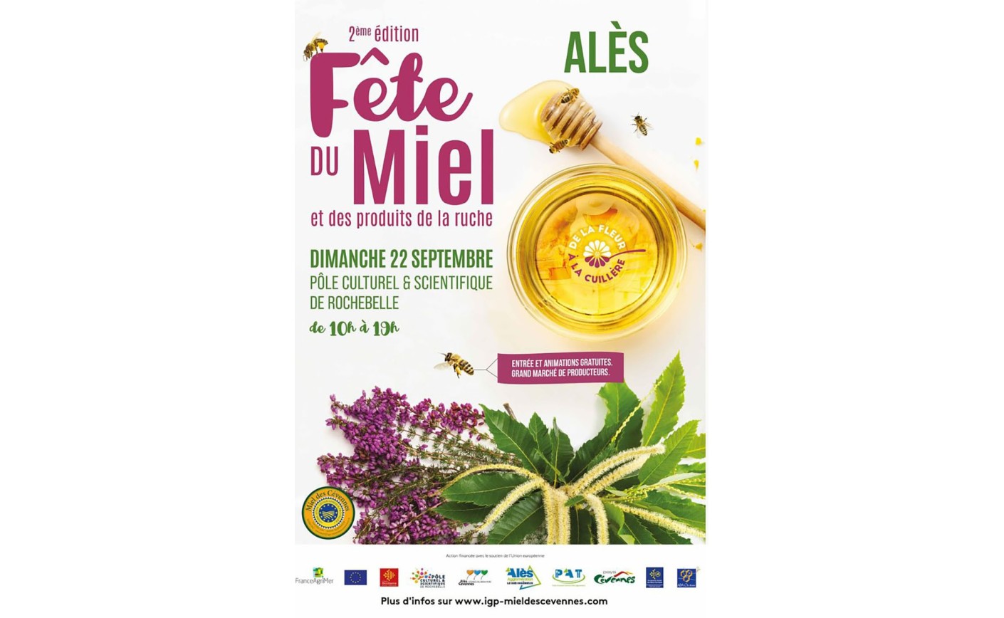 Fête du Miel et des produits de la ruche – Dimanche 22 septembre à Alès