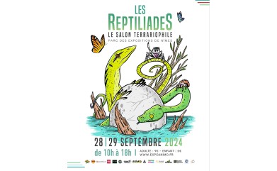 LES REPTILIADES - SALON TERRARIOPHILE à NIMES les 28 & 29 SEPTEMBRE