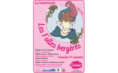 Les folles bergères 2024 le dimanche 29 septembre à LA COUVERTOIRADE.