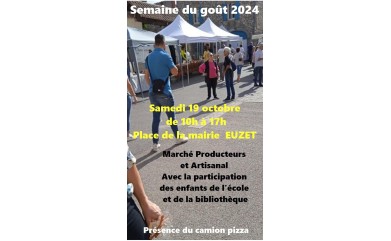 MARCHÉ DE PRODUCTEURS ET ARTISANS - EUZET