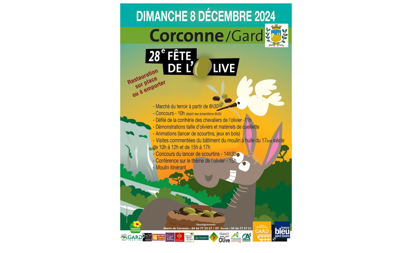 28ème FETE DE L'OLIVE A CORCONNE (GARD)