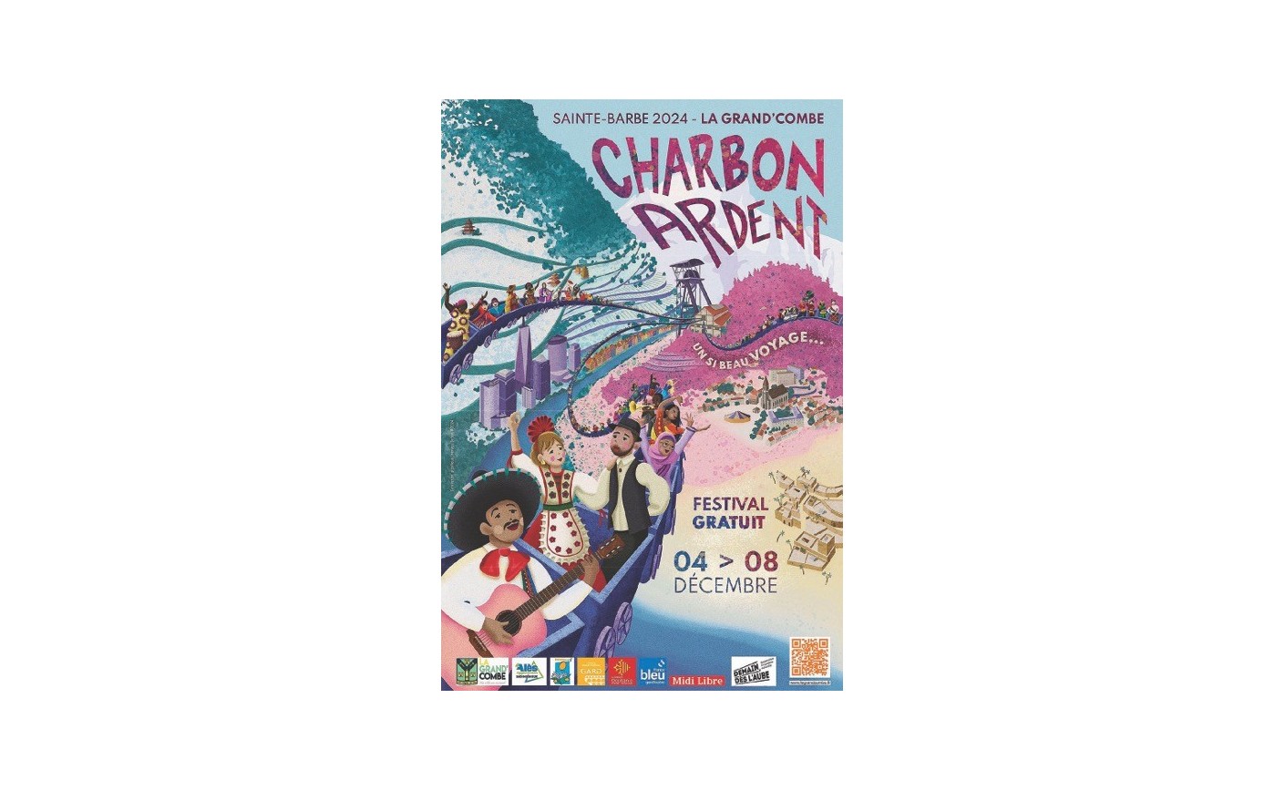 Charbon Ardent : un rendez-vous populaire, culturel et festif du 4 au 8 Décembre à LA GRAND COMBE