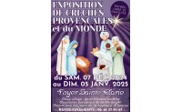 EXPOSITION DE CRÈCHES PROVENÇALES et du MONDE du 07 Décembre au 5 Janvier