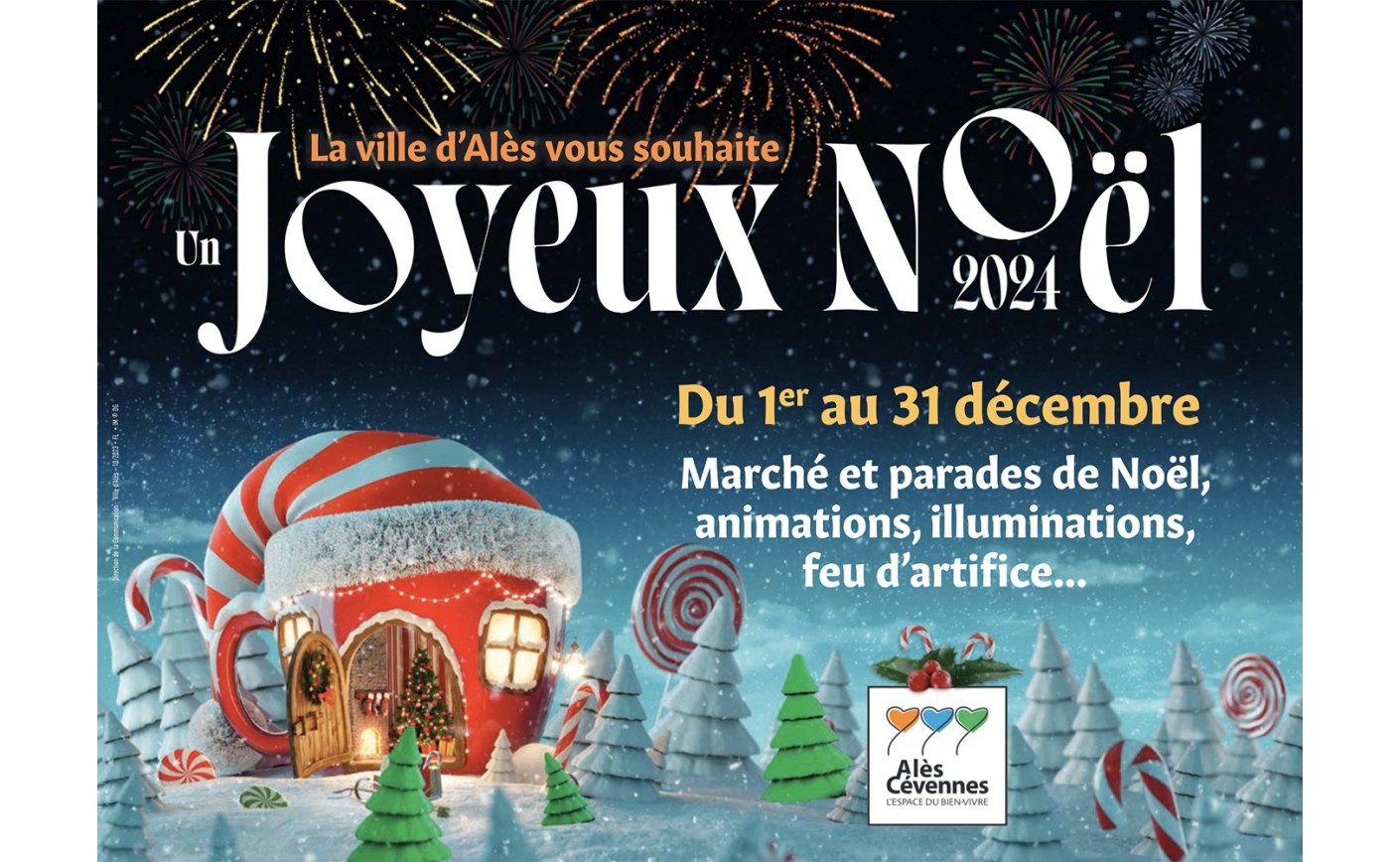 Noël arrive dans le centre-ville d’Alès