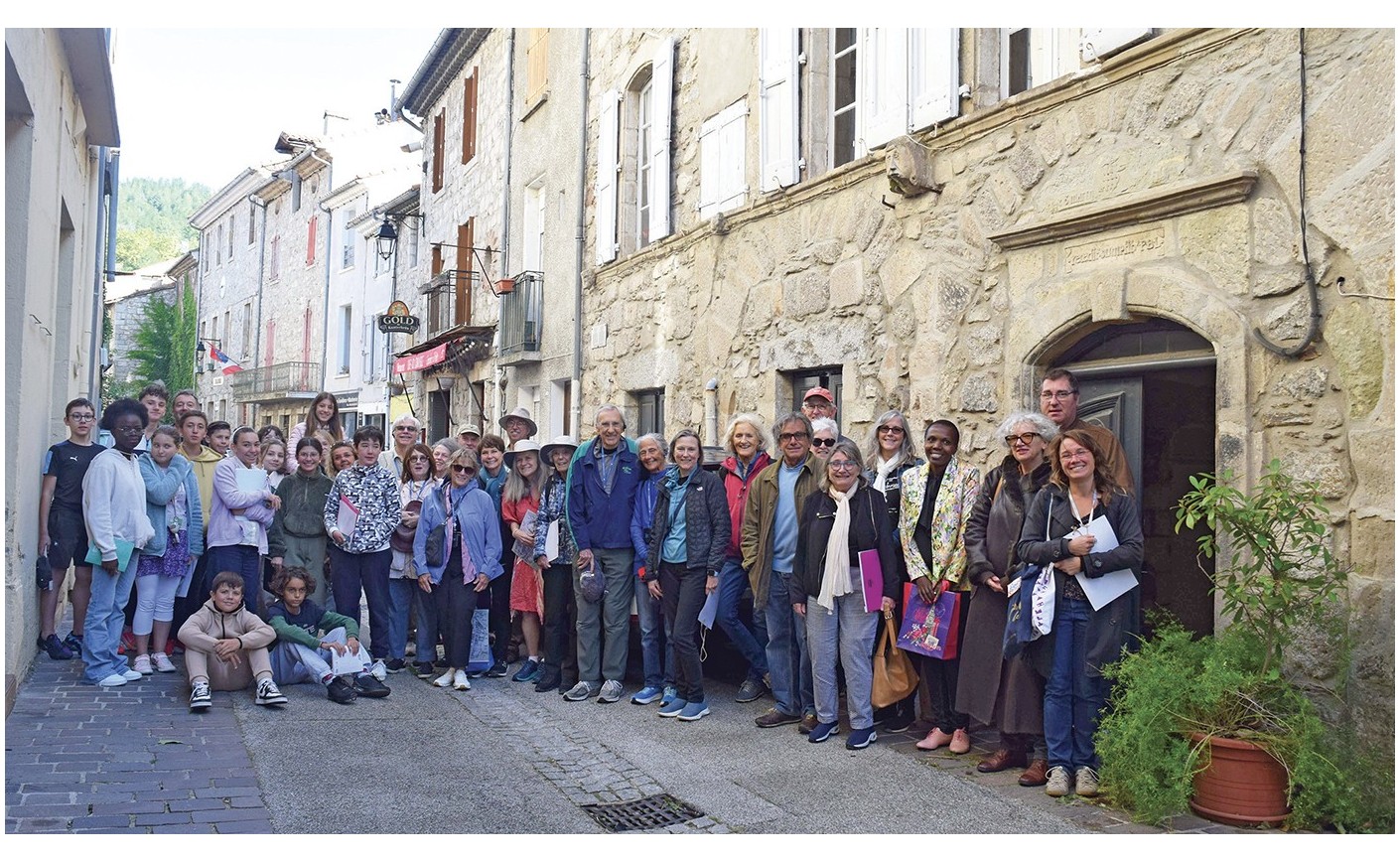 Quand les collégiens de La Régordane rencontrent les descendants américains de la famille Bondurant…