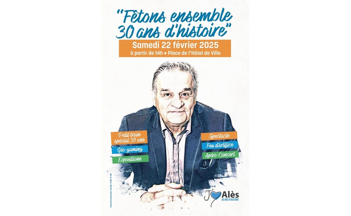 Fêtons ensembles 30 ans d’histoire – Samedi 22 février 2025 à Alès