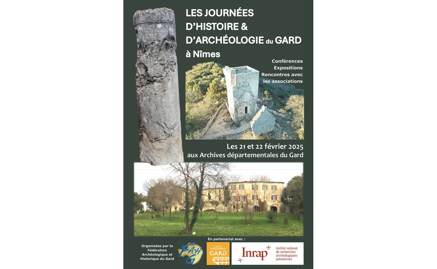 Les journées d’Histoire & d’Archéologie du Gard à Nîmes