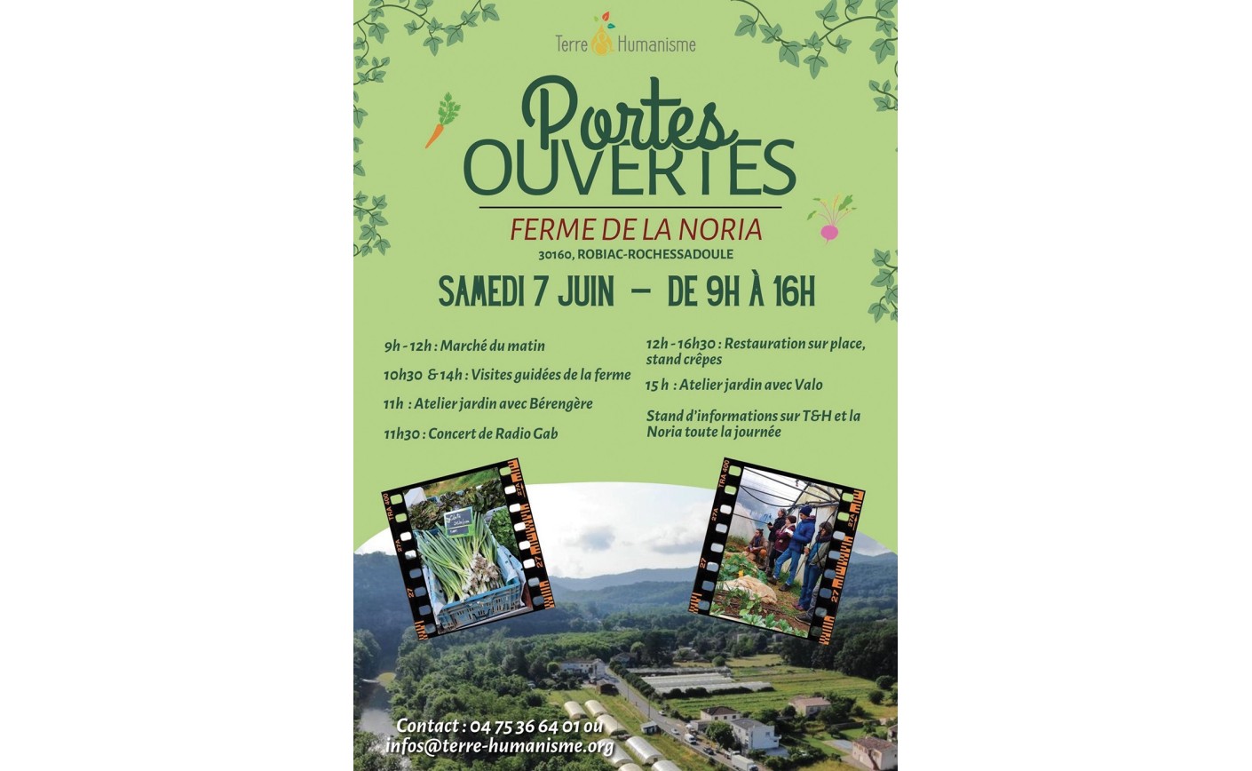 Journées portes ouvertes à la ferme de la Noria - ROBIAC-ROCHESSADOULE