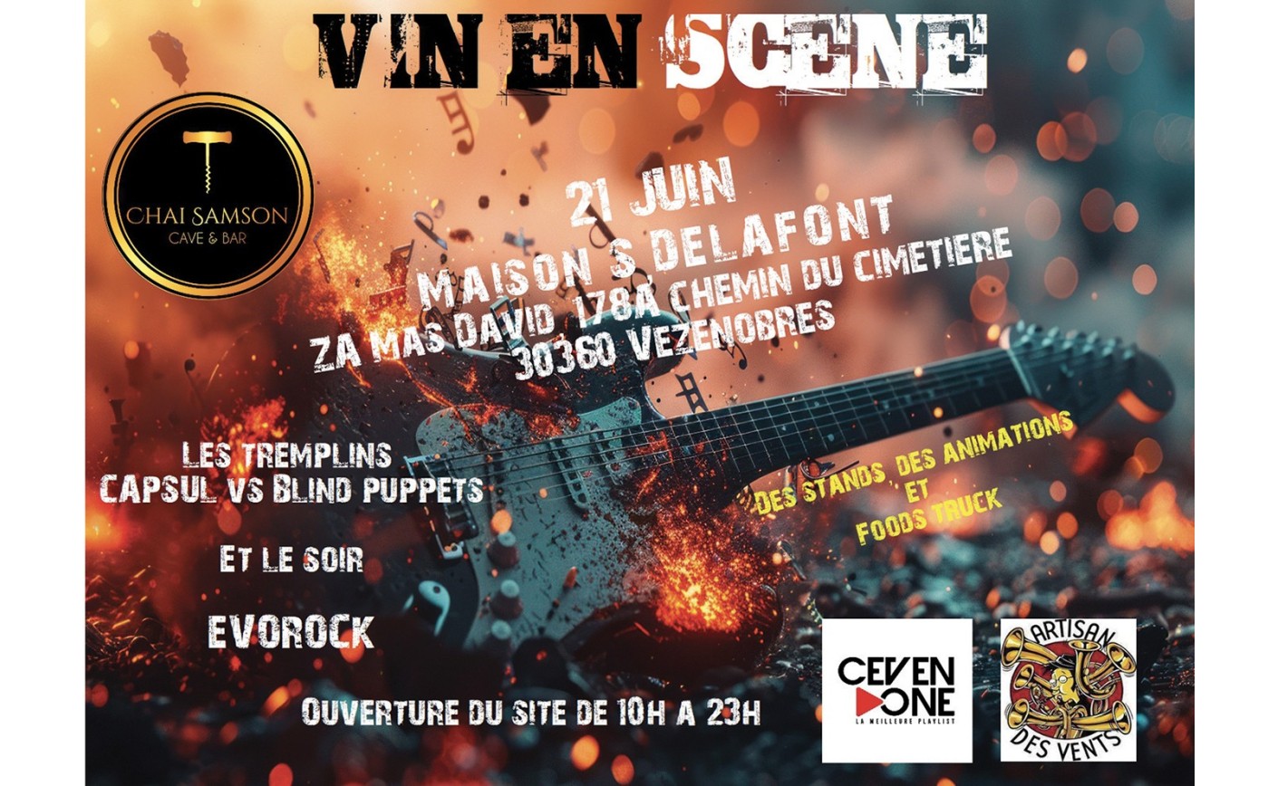 VIN EN SCÈNE - Quand la musique rencontre le vin ! -VÉZÉNOBRES