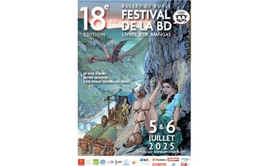 Sainte-Enimie, le pays de la BD lance sa 18ème édition de son Festival Bulles de Burle le 5 & 6 Juillet !