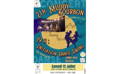 Initiation au SWING et concert des MUDDY BOURBON - St Étienne Vallée Française