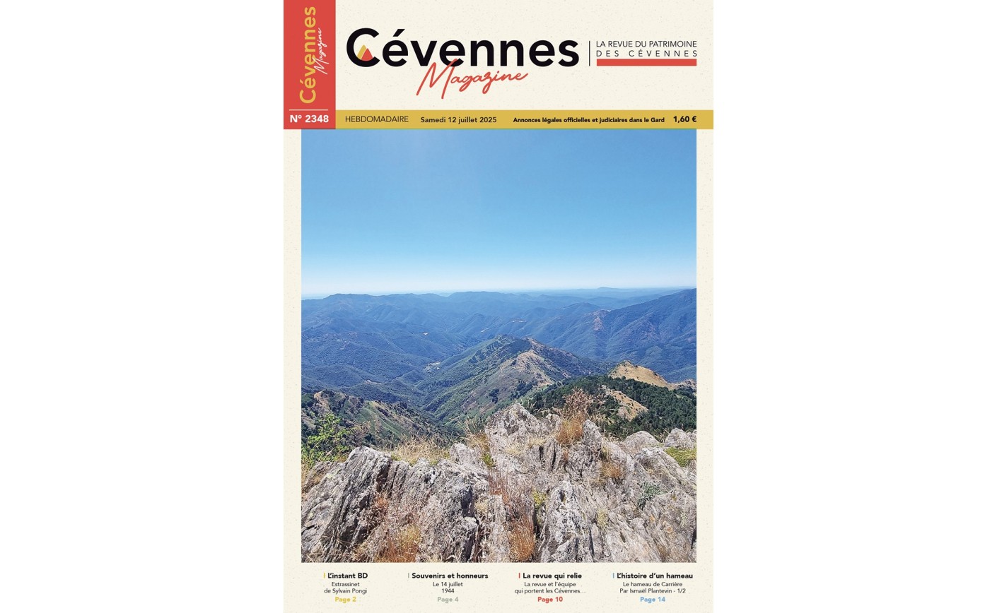 SOMMAIRE N° 2348 du samedi 12 juillet 2025