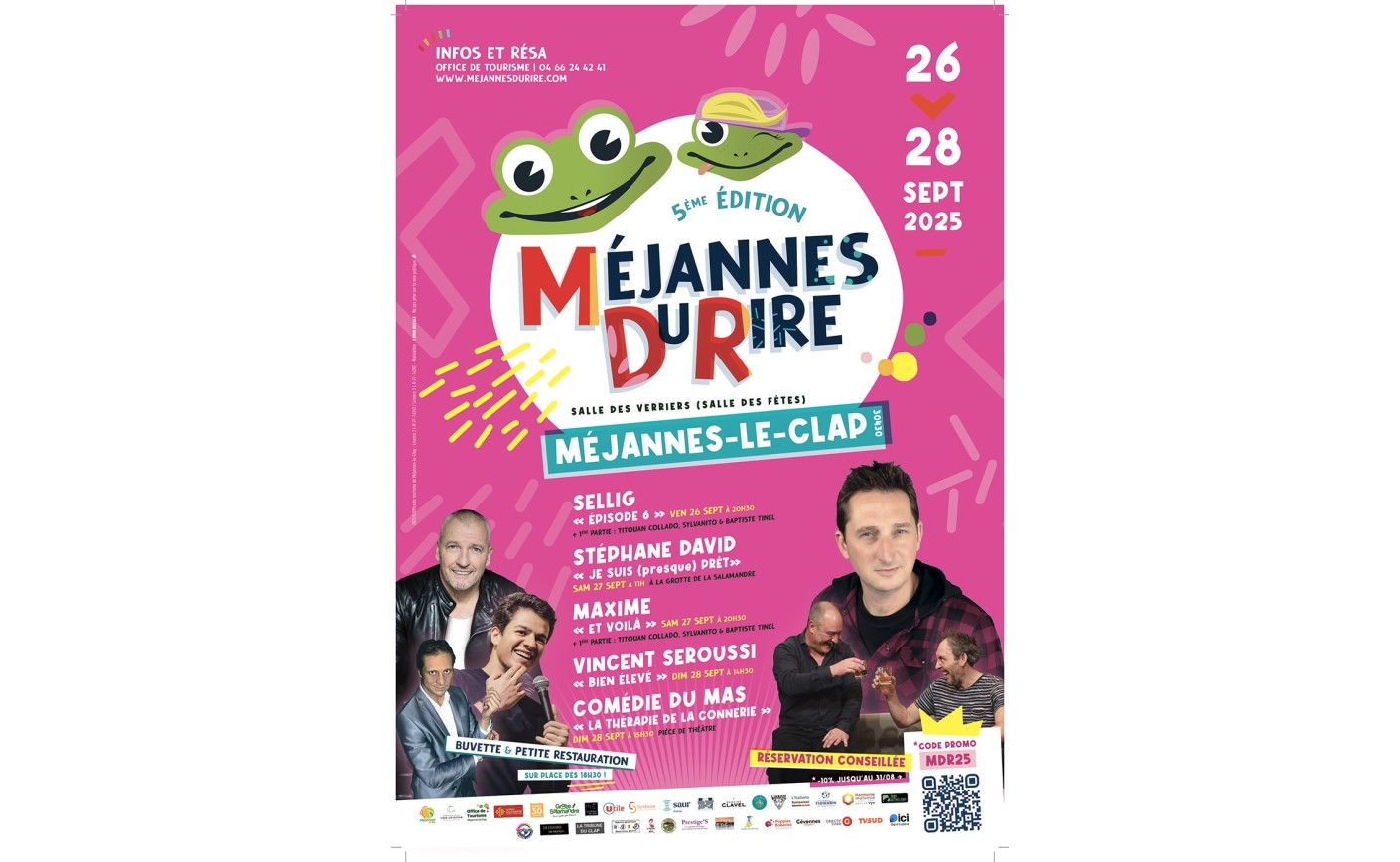 MÉJANNES DU RIRE 5ème édition du 26 au 28 septembre 2025