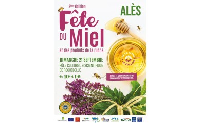 Le 3eme fête du miel et des produits de la ruche,  c’est dimanche 21 septembre à Alès !