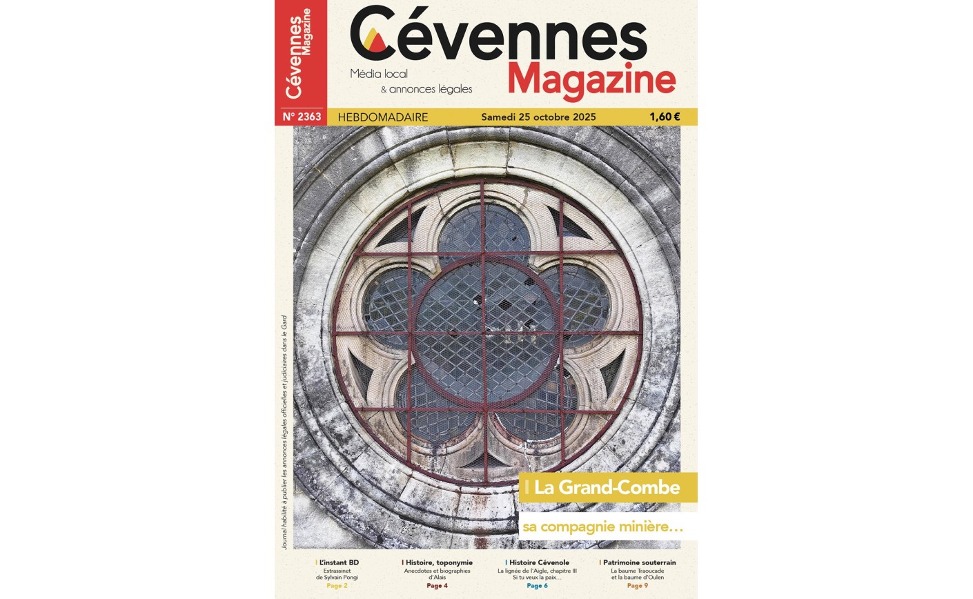 SOMMAIRE N° 2363 du samedi 25 octobre 2025